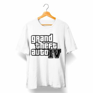 تی شرت با طرح جی تی ای GTA IV Logo
