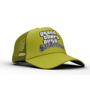 کلاه کپ با طرح جی تی ای GTA Sanandreas Logo