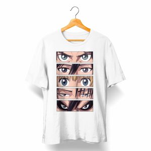 تی شرت با طرح اتک آن تایتان Attack On Titan Eyes