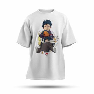 تی شرت لش با طرح ناروتو Naruto Anger Of Obito Uchiha