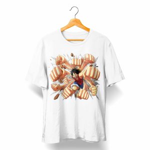 تی شرت با طرح وان پیس One Piece Anger Of Monkey D. Luffy
