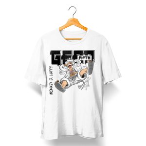 تی شرت با طرح وان پیس One Piece Monkey D. Luffy Gear 5